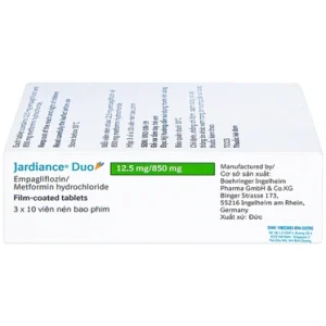 Nhà Thuốc Thành Hương - Thuốc Jardiance Duo 12.5mg/850mg Boehringer điều trị tiểu đường type 2 (3 vỉ x 10 viên) 1 Nhà Thuốc Thành Hương - ardiance Duo 12.5mg 850mg 1