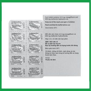 Nhà Thuốc Thành Hương - ardiance Duo 12.5mg 850mg 3