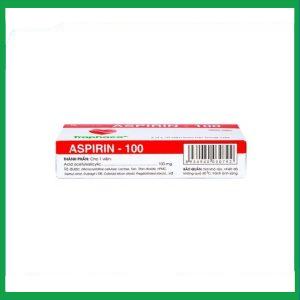 Nhà Thuốc Thành Hương - Thuốc Aspirin 100mg phòng ngừa nhồi máu cơ tim, đột quỵ (3 vỉ x 10 viên) 4 Nhà Thuốc Thành Hương - asp2