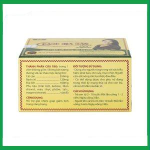 Nhà Thuốc Thành Hương - Viên uống Bạch Địa Căn Hose Hoa Sen dùng cho người cảm sốt nóng cần hạ nhiệt, đau đầu (10 vỉ x 10 viên) 1 Nhà Thuốc Thành Hương - bach dia can 1