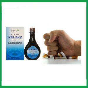 Nhà Thuốc Thành Hương - Nước súc miệng Boni-Smok làm thay đổi mùi vị thuốc lá khi hút, giúp bạn sớm bỏ thuốc lá (chai 250ml) 1 Nhà Thuốc Thành Hương - boni smok 1
