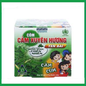Thuốc cốm Cảm Xuyên Hương trị cảm cúm, cảm lạnh (20 gói x 2g)