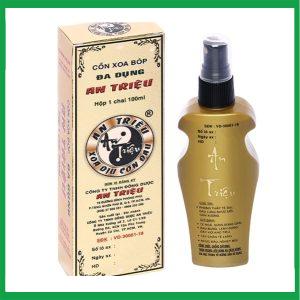 Cồn Xoa Bóp An Triệu 100ml hỗ trợ trị phong thấp, đau lưng