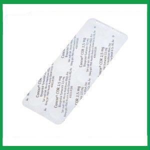 Nhà Thuốc Thành Hương - Thuốc Concor Cor 2.5mg Merck điều trị suy tim mãn tính (3 vỉ x 10 viên) 2 Nhà Thuốc Thành Hương - concor 2.5 2
