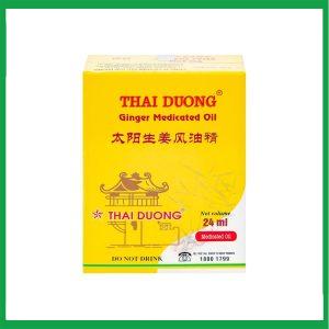 Nhà Thuốc Thành Hương - Dầu gừng Thái Dương điều trị đau đầu, đau lưng, đau dây thần kinh vai gáy (24ml) 1 Nhà Thuốc Thành Hương - dau gung1