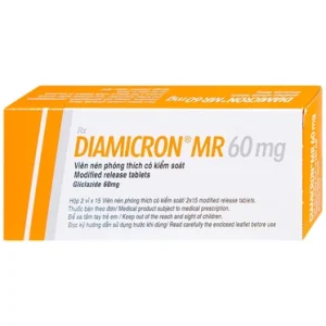 Thuốc Diamicron MR 60mg Servier điều trị tiểu đường tuýp 2 (2 vỉ x 15 viên)