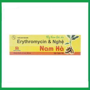 Erythromycin Nghệ trị mụn nhọt, trứng cá (10g)