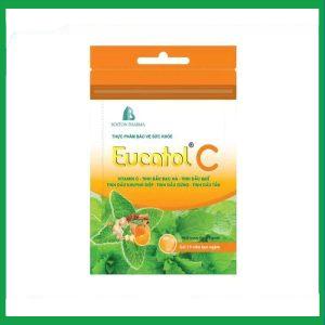 Kẹo ngậm EUCATOL C trị ho, làm ấm họng (gói 15 viên)