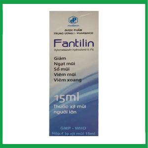 Thuốc Fantilin 0.1% - Giảm nghẹt mũi, sổ mũi, viêm mũi, xoang