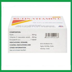 Nhà Thuốc Thành Hương - Thuốc Rutin-Vitamin C Mekophar hỗ trợ điều trị các hội chứng chảy máu, xơ cứng (10 vỉ x 10 viên) 4 Nhà Thuốc Thành Hương - fb 2 2024 07 08T134837.447