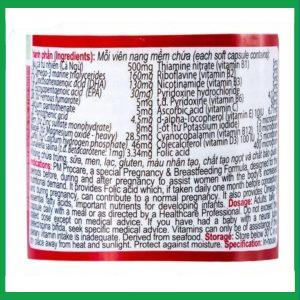 Nhà Thuốc Thành Hương - Thuốc PM Procare Catalent bổ sung DHA, EPA, Vitamin và khoáng chất (30 viên) 3 Nhà Thuốc Thành Hương - fb 2 44
