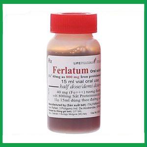 Nhà Thuốc Thành Hương - Dung dịch Ferlatum Italfarmaco điều trị thiếu sắt (10 chai x 15ml) 1 Nhà Thuốc Thành Hương - fb 2 77