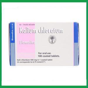 Nhà Thuốc Thành Hương - Kalium Chloratum Biomedica 500mg phòng và trị thiếu kali (10 vỉ x 10 viên) 3 Nhà Thuốc Thành Hương - fb 2 84