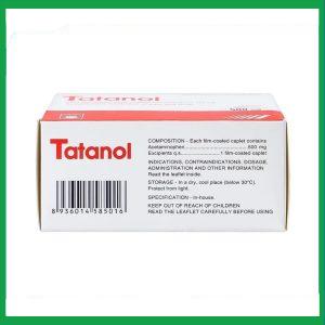 Nhà Thuốc Thành Hương - Thuốc Tatanol giảm đau, hạ sốt (10 vỉ x 10 viên) 3 Nhà Thuốc Thành Hương - fb 3 2024 07 19T145546.299