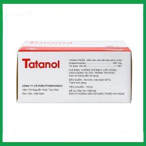 Nhà Thuốc Thành Hương - Thuốc Tatanol giảm đau, hạ sốt (10 vỉ x 10 viên) 1 Nhà Thuốc Thành Hương - fb 3 2024 07 19T145705.563