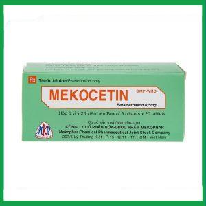 Nhà Thuốc Thành Hương - Thuốc Mekocetin 0.5mg Mekophar điều trị thấp khớp, bệnh collagen, bệnh ngoài da, dị ứng (5 vỉ x 20 viên) 4 Nhà Thuốc Thành Hương - fb 3 2024 07 19T160607.684