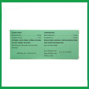 Nhà Thuốc Thành Hương - Thuốc Mekocetin 0.5mg Mekophar điều trị thấp khớp, bệnh collagen, bệnh ngoài da, dị ứng (5 vỉ x 20 viên) 3 Nhà Thuốc Thành Hương - fb 3 2024 07 19T160651.332