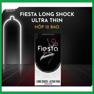 Fiesta Long Shock Ultra Thin kéo dài, siêu mỏng 12 cái