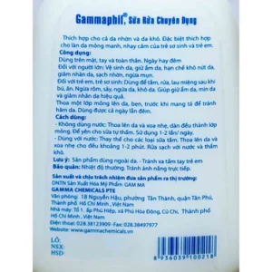 Nhà Thuốc Thành Hương - Sữa rửa Gammaphil 125ml dành cho da nhờn, da khô, da nhạy cảm của trẻ sơ sinh và trẻ em 1 Nhà Thuốc Thành Hương - gammaphil1