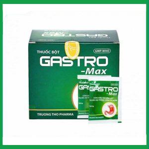 THUỐC BỘT GASTRO - MAX chữa viêm dạ dày cấp, mạn tính, viêm loét đại tràng, đầy bụng kém ăn
