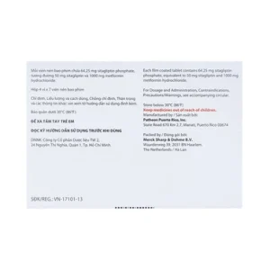 Nhà Thuốc Thành Hương - janumet 50 1000 1