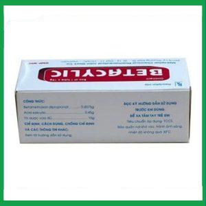 Nhà Thuốc Thành Hương - Kem bôi Betacylic Mekophar trị các bệnh da liễu (tuýp 15g) 3 Nhà Thuốc Thành Hương - kem boi betacylic 3