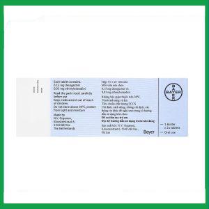 Nhà Thuốc Thành Hương - Thuốc Marvelon Bayer dùng để tránh thai (1 vỉ x 21 viên) 3 Nhà Thuốc Thành Hương - marvelon 21v 3