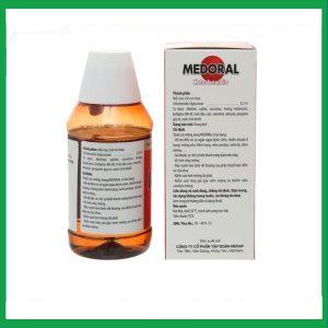Nhà Thuốc Thành Hương - Dung dịch súc miệng Medoral điều trị và ngăn ngừa viêm họng, viêm amidan (250ml) 1 Nhà Thuốc Thành Hương - medoral 1