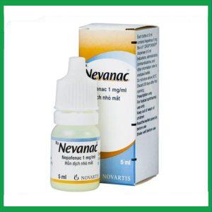 Thuốc nhỏ mắt Nevanac điều trị viêm, đau sau phẫu thuật đục thủy tinh thể (5ml)
