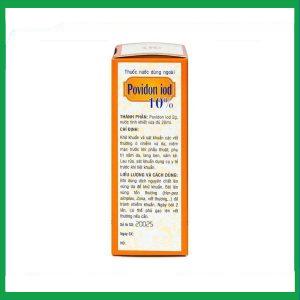 Nhà Thuốc Thành Hương - Thuốc nước dùng ngoài Povidon Iod 10% sát khuẩn vết thương ô nhiễm và da (20ml) 3 Nhà Thuốc Thành Hương - p4