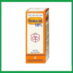 Nhà Thuốc Thành Hương - Thuốc nước dùng ngoài Povidon Iod 10% sát khuẩn vết thương ô nhiễm và da (20ml) 4 Nhà Thuốc Thành Hương - p5