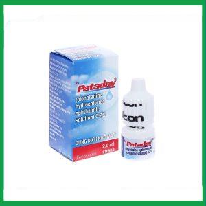 Thuốc nhỏ mắt Pataday 0,2% phòng ngừa và điều trị bệnh viêm kết mạc dị ứng (2,5ml)