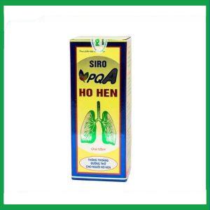 Siro PQA Ho Hen thông thoáng đường thở cho người ho hen (125ml)