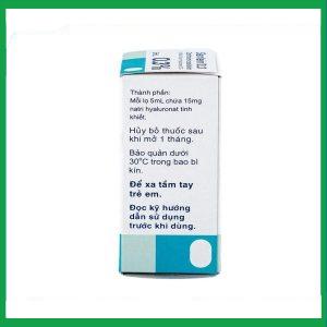 Nhà Thuốc Thành Hương - Thuốc nhỏ mắt Sanlein 0.3% hỗ trợ điều trị rối loạn biểu mô kết giác mạc (5ml) 3 Nhà Thuốc Thành Hương - salein 6