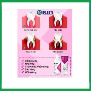 Nhà Thuốc Thành Hương - Dung dịch súc miệng Kin Gingival ngăn ngừa mảng bám, viêm nướu, sâu răng (250ml) 1 Nhà Thuốc Thành Hương - sm KIn 1