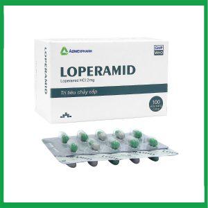 Viên nang cứng Loperamide 2mg Agimexpharm điều trị tiêu chảy cấp, mạn tính