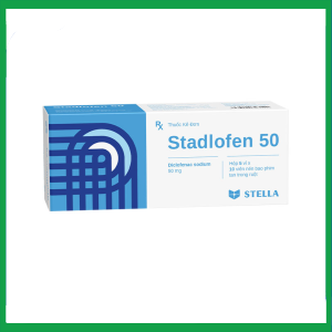 Nhà Thuốc Thành Hương - Thuốc Stadlofen Stella 50mg giảm đau và viêm khớp, rối loạn cơ xương cấp tính (5 vỉ x 10 viên) 1 Nhà Thuốc Thành Hương - stadlofen1