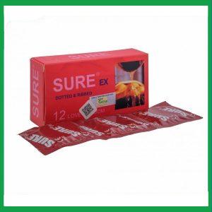 Nhà Thuốc Thành Hương - Bao cao su Sure EX nhẹ nhàng và kéo dài thời gian 1 Nhà Thuốc Thành Hương - sure ex 1 1