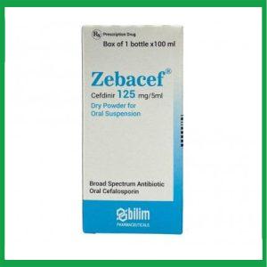 Nhà Thuốc Thành Hương - Thuốc Zebacef 125mg/5ml - Điều trị nhiễm khuẩn 1 Nhà Thuốc Thành Hương - thuoc zebacef 125mg5ml dieu tri 1