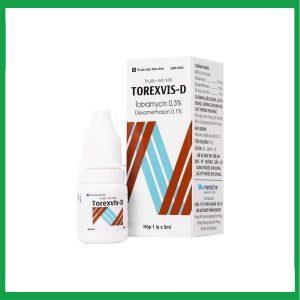 Thuốc nhỏ mắt Torexvis-D Gia Nguyễn phòng và điều trị viêm và ngăn ngừa nhiễm khuẩn (5ml)