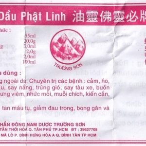 Nhà Thuốc Thành Hương - van ung dau phat linh 415f1e3305