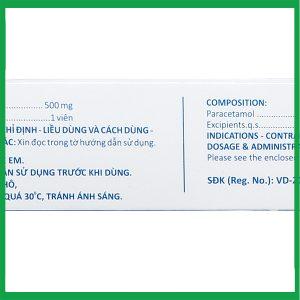 Nhà Thuốc Thành Hương - vien sui hapacol 500mg 2