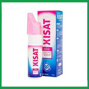 Xịt mũi nước biển sâu Xisat 75ml xịt sạch thông mũi dùng cho trẻ em