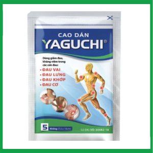 Cao dán Yaguchi Tatra giảm đau vai, đau lưng (5 miếng)