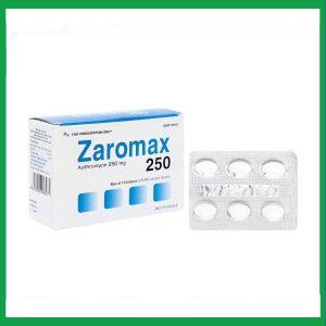 Thuốc Zaromax 250mg DHG điều trị nhiễm khuẩn (Hộp 10 vỉ x 6 viên)