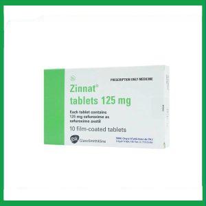 Nhà Thuốc Thành Hương - Thuốc Zinnat tablets 125mg điều trị các chứng nhiễm khuẩn (1 vỉ x 10 viên) 3 Nhà Thuốc Thành Hương - zin3